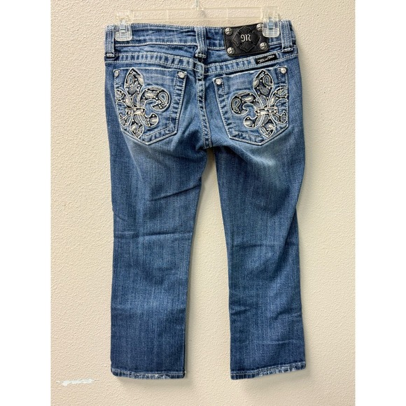 Miss Me Women's Capri Jeans Size 25 Medium Wash - Picture 6 of 13